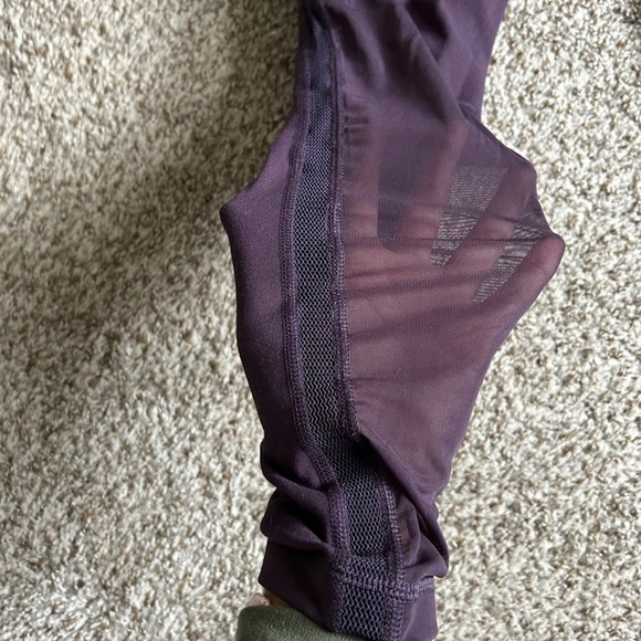 🦋 Yogalicious Purple Leggings Athletic-wear Workout Athleisure Small - Picture 4 of 7